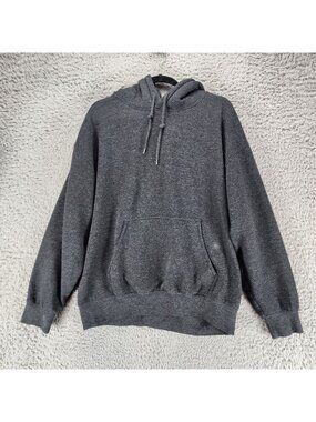 Esstive Shirt Mens XL Gray Long Sleeve Pullover Hoodie Sweatshirt *Read*